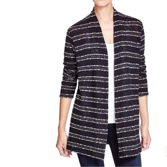 𝅺THREE Dots Anthropologie Metallic Open Cardigan Sweater - Picture 1 of 10
